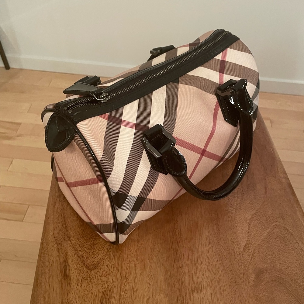 Burberry canvas satchel - Picture 3 of 4